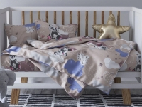 Комплект постельного белья детский бязь СТАНДАРТ (пл.125 гр/м2) "140 Панды" в ассортименте Комплект постельного белья детский бязь СТАНДАРТ (пл.125 гр/м2) "140 Панды" в ассортименте